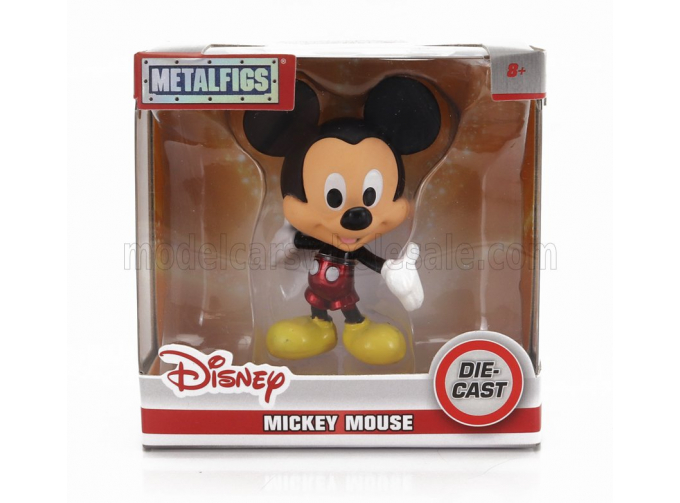 WALT DISNEY Topolino - Mickey Mouse - Cm. 6.0, Red Met White Black