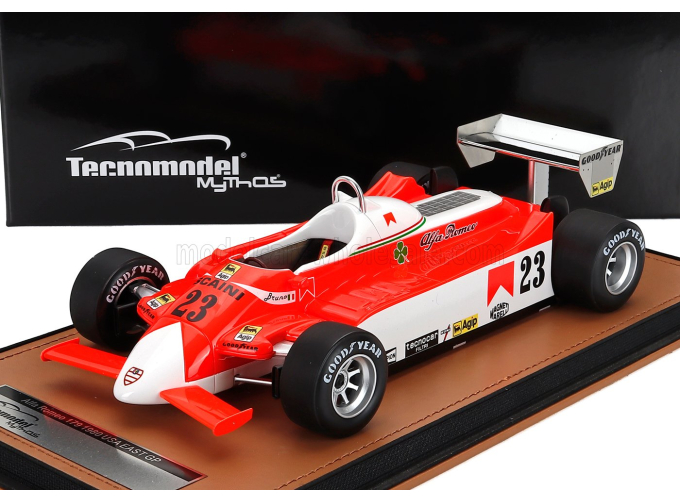 ALFA ROMEO F1179 №23 East Usa Gp Bruno Giacomelli (1980), White Red