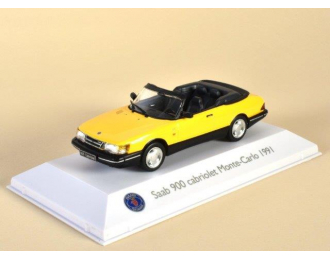 SAAB 900 Cabriolet Monte-Carlo (1991), yellow