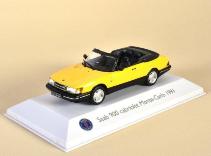 SAAB 900 Cabriolet Monte-Carlo (1991), yellow