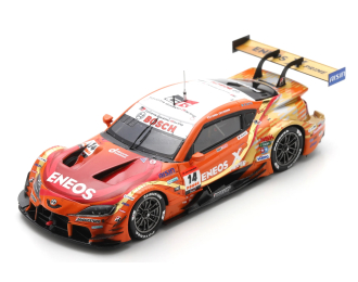 TOYOTA Gr Supra Team Eneos Rookie №14 Gt500 Class Super Gt (2025) Kazuya Oshima - Nirei Fukuzumi, Orange Red White