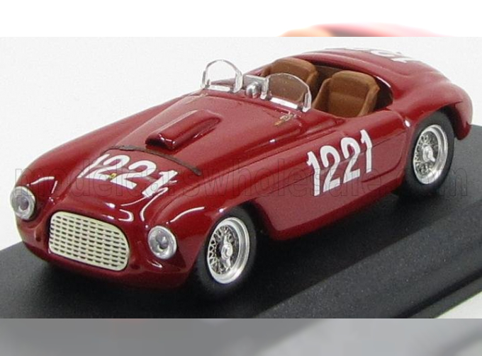 FERRARI 195 Spider N1221 Winner Coppa Della Toscana (1950) Serafini - Salami, Red