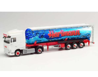 DAF XF SC E6 S.Sz. Hartmann, white / blue