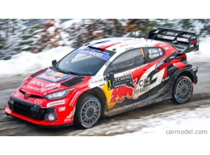 TOYOTA Yaris GR WRC RALLY1 HYBRID TEAM TOYOTA GAZOO RACING WRT N 1 3rd RALLY MONTECARLO 2026 SEBASTIEN OGIER - VINCENT LANDAIS