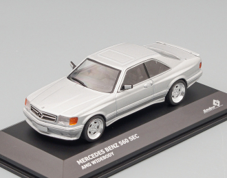 MERCEDES-BENZ 560 SEC AMG Widebody (1990), silver