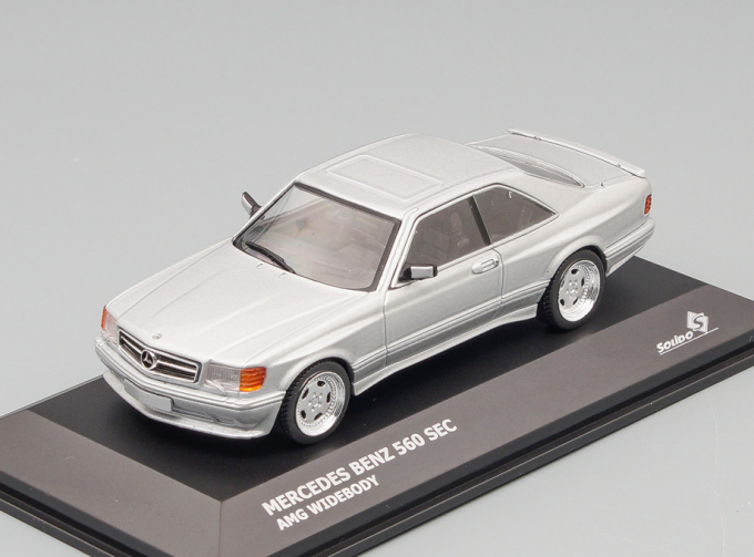 MERCEDES-BENZ 560 SEC AMG Widebody (1990), silver