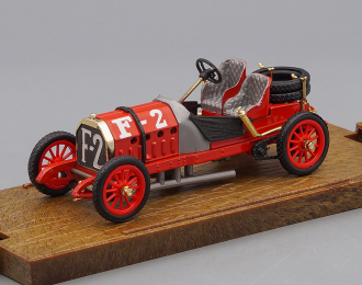 FIAT 130HP Corsa #F-2 GP DE France (1907), red