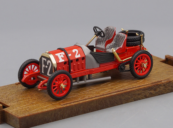 FIAT 130HP Corsa #F-2 GP DE France (1907), red