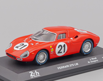 FERRARI 275lm 3.3l V12 Ch. N5893 Team N.a.r.t. North American Racing №21 Winner 24h Le Mans (1965) Jochen Rindt - Masten Gregory, Red