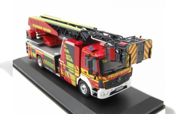 MERCEDES-BENZ Atego 1530 Metz-Rosenbauer DLA(K) 23/12 "Fire Brigade Hofhein" пожарная лестница (2018), red