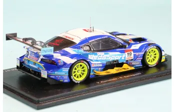 TOYOTA Supra Gr Team Wedssport Bandoh №19 Gt500 Class Super Gt (2025) Yuji Kunimoto - Sena Sakaguchi, Blue White