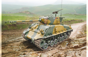 Сборная модель Танк M4A3E8 Sherman