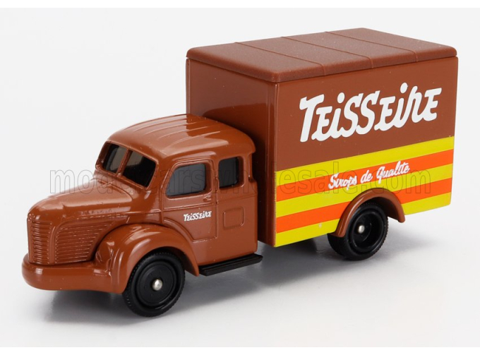 BERLIET Glr Box Van Truck Teisseire (1950), Brown