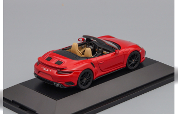 PORSCHE 911 Turbo S Cabriolet, red