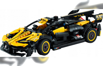 BUGATTI Lego Technic - Bolide W16 8.0 Four-turbo 1850hp 500km/h 2020 - 905 Pezzi - 905 Pieces, Yellow Black