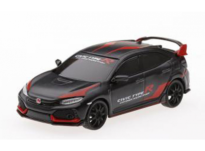 HONDA Civic Typ R FK8 Customer Racing Study (2017), flatblack red