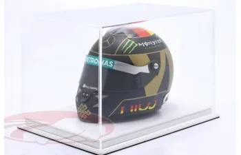 Бокс акриловый Mulhouse с белой кожаной подставкой для шлемов