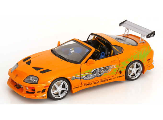 TOYOTA Supra MK4 (A80) Fast&Furious, Brian (2001), orange-metallic green