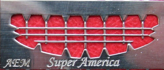 Фототравление Ferrari Super America (FSA), блестящий никель