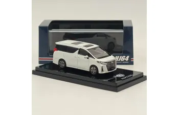 TOYOTA Alphard hybrid (h30w) with sun roof (2015), white pearl crystal shine