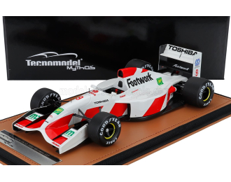 FOOTWORK F1 Fa13 Mugen Honda №9 Monaco Gp (1992) Michele Alboreto, White Red