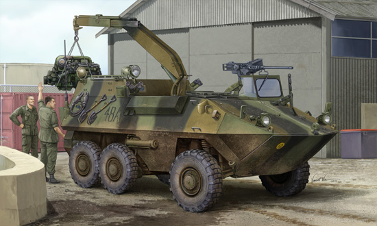 Сборная модель Бронетранспортер Canadian Husky 6x6 APC