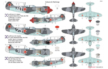 Сборная модель Lavočkin La-5FN "Aces