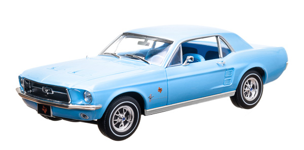 FORD Mustang Coupe "Lone Star Limited Edition" Bluebonnet Special 1967, светло-голубой