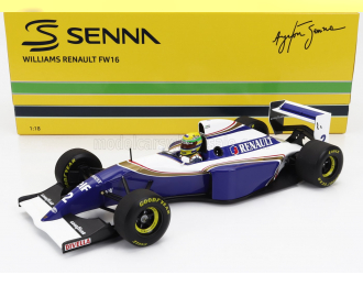 WILLIAMS F1  Fw16 Team Rothmans Renault N2 Test Season (1994) Ayrton Senna, Blue White