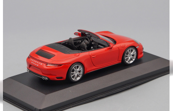 PORSCHE 911 (991.2) Carrera 4s Cabriolet (2017), red