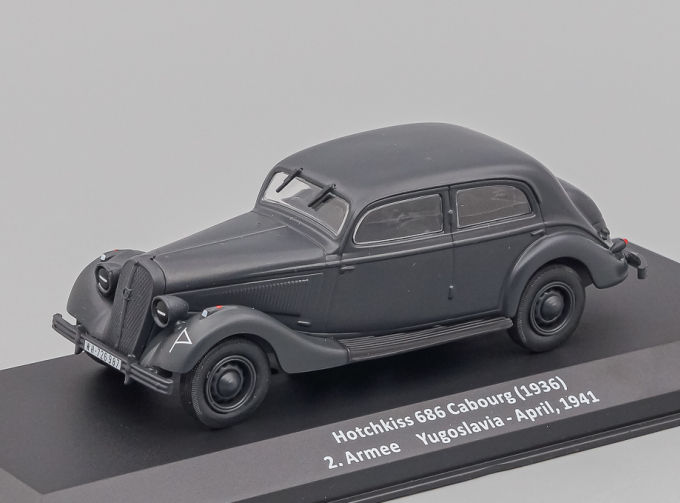 HOTCHKISS 686 Cabourg (1936) Armee Yugoslavia - April 1941, Voitures Militaires de la 2nde Guerre Mondiale