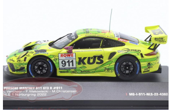 PORSCHE 911 (991 II) GT3 R #911 "Grello" Winner NLS 1 Nürburgring  Michael Christensen, Frédéric Makowiecki, Laurens Vanthoor (2022)