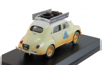 RENAULT 4 CV Raid Méditerranée-Le Cap R 1062 de 1950, серия Renault 4 CV 5, белый