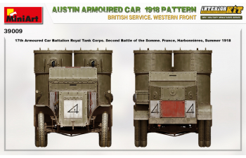 Сборная модель Austin Armoured Car 1918 Pattern. British Service. Western Front. Interior Kit