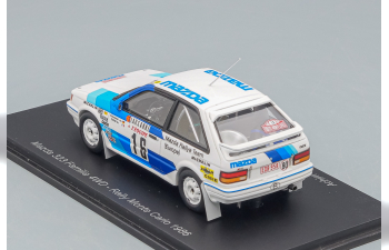 MAZDA 323 No 16 Monte Carlo A.Warmbold (1986), white