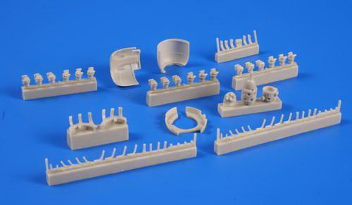 A6M5 Zero - Engine set for Tamiya