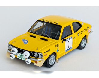 TOYOTA Corolla Levin (night Version) №1 Winner Rally Del Nordland (1974) Ove Andersson - Arne Hertz, Yellow