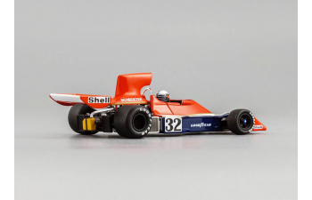 TYRRELL Ford 007 Ian Scheckter (1975), orange / white