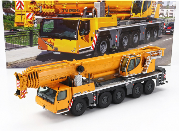 LIEBHERR Crane Truck Ltm 1250-5.1 - Automotrice Autogru Telescopica - Mobilkran, Yellow Grey