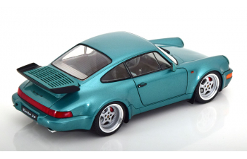 PORSCHE 911 (964) Turbo 3.6 (1991), green metallic