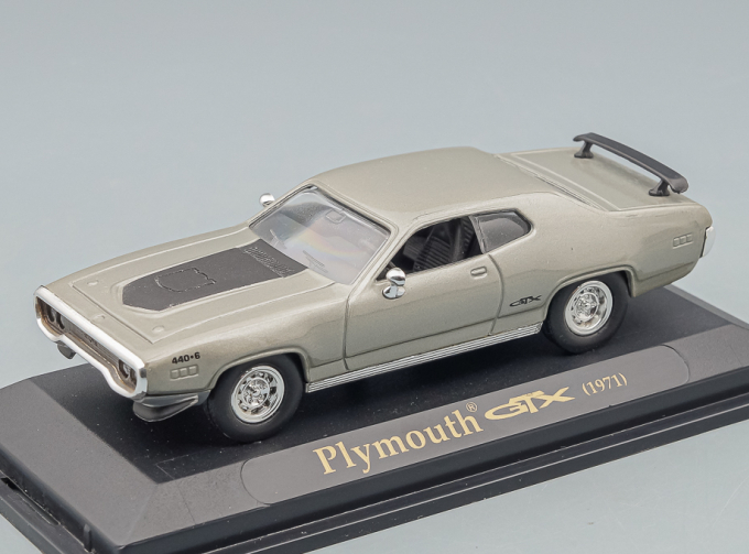 PLYMOUTH GTX (1971), Road Signature 1:43, grey