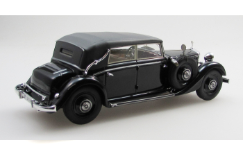 MERCEDES-BENZ 290 W18 lang cabriolet D top (1933), black