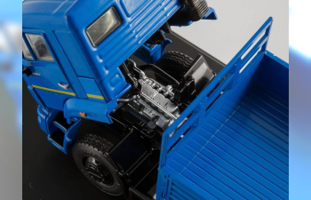 Камский грузовик 65117 бортовой (рестайлинг), синий