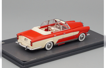 MERCEDES-BENZ Ghia 300C Allungata Cabriolet (1956), red / beige