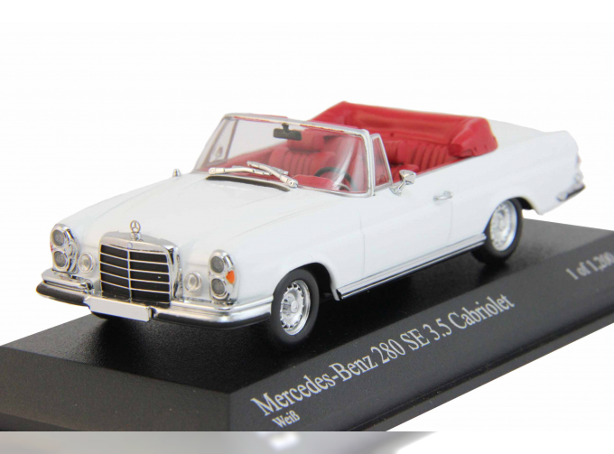 MERCEDES-BENZ 280 SE 3.5 Cabriolet W111 (1970), white