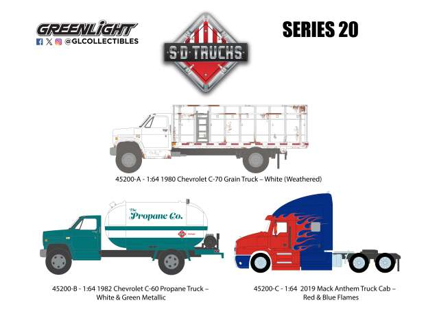 Набор из трех моделей S.D. Trucks Series 20