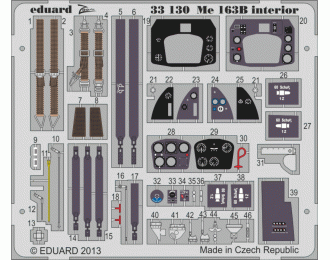 Фототравление Me 163B interior S.A.