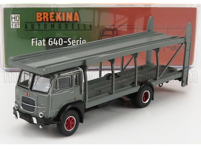 FIAT 640 Truck Car Transporter 1949, Grey