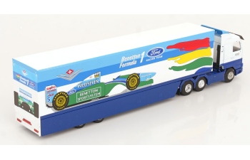 SCANIA 143M 500 Benetton Ford F1 race transporter (1994)