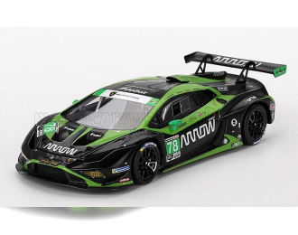 LAMBORGHINI Huracan Gt3 Evo2 Team Forte Racing №78 24h Daytona (2023) Marco Mapelli - Loris Spinelli - Benjamin Hites - Misha Goikhberg, Black Green